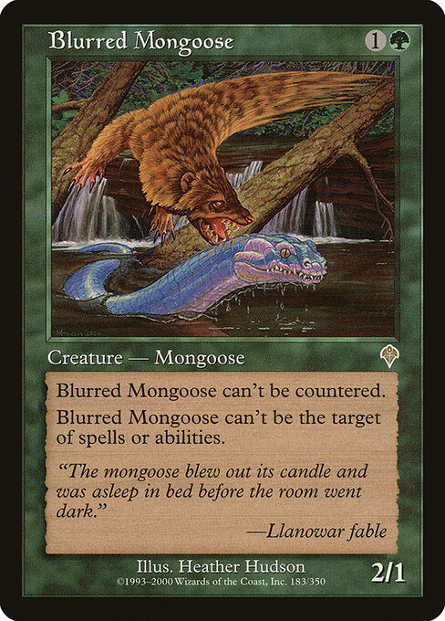 Blurred Mongoose INV-183 Rare Light Played Englisch