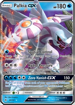 Palkia GX FLI-20 Ultra Rare Light Played Deutsch