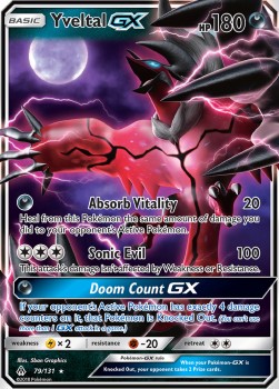 Yveltal GX FLI-79 Ultra Rare Excellent Deutsch