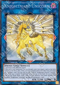 Albtraumritter Einhorn FLOD-047 Secret Rare Good Deutsch 1. Auflage