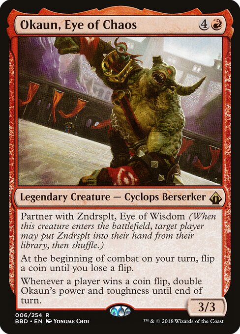 Okaun, Eye of Chaos BBD-6 Rare Excellent Englisch