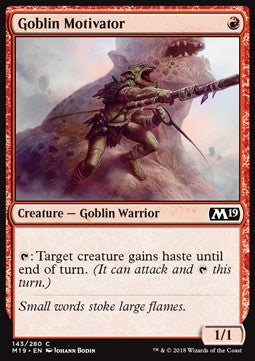 Goblin-Anstifter M19-143 Common Excellent Deutsch Foil