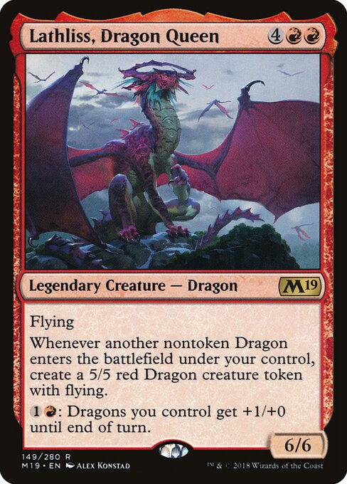 Lathliss, Dragon Queen M19-149 Rare Excellent Englisch