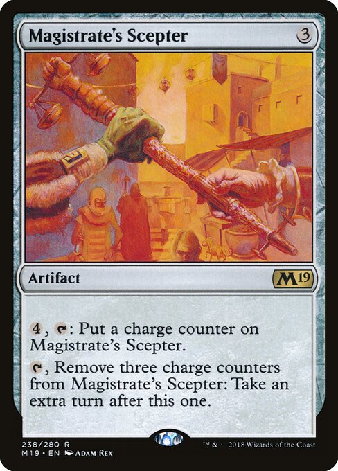 Magistrate's Scepter M19-238 Rare Excellent Englisch
