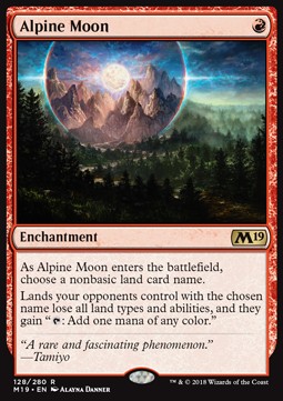 Alpiner Mond M19-128 Rare Excellent Deutsch Foil