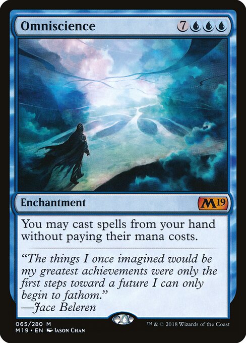 Omniscience M19-65 Mythic Excellent Englisch