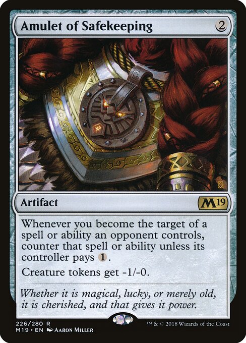 Amulet of Safekeeping M19-226 Rare Good Englisch