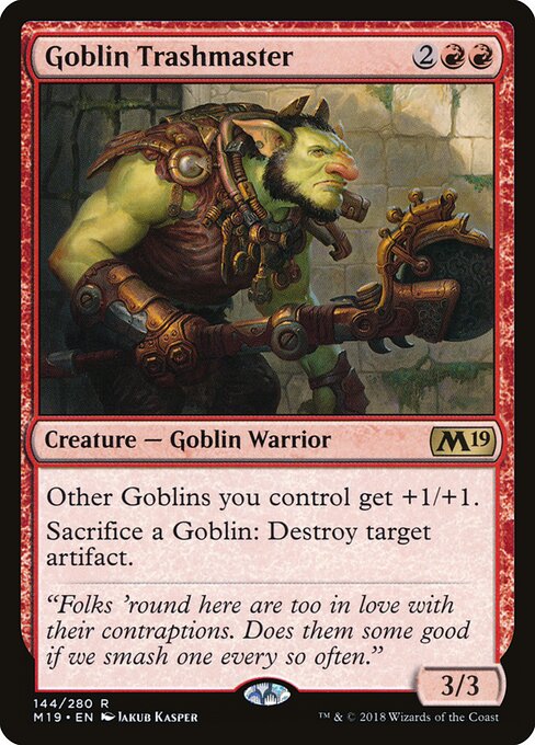 Goblin Trashmaster M19-144 Rare Excellent Englisch