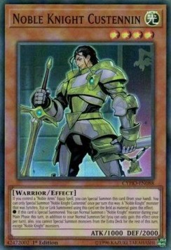 Noble Knight Custennin CYHO-088 Super Rare Good Englisch