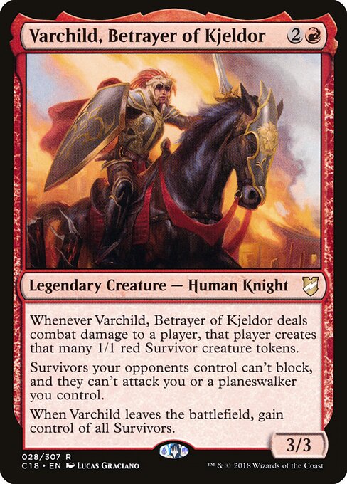 Varchild, Betrayer of Kjeldor C18-28 Rare Good Englisch