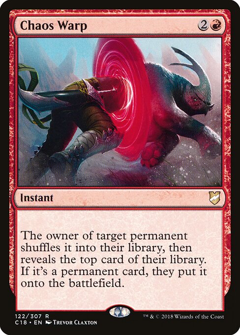 Chaos Warp C18-122 Rare Excellent Englisch