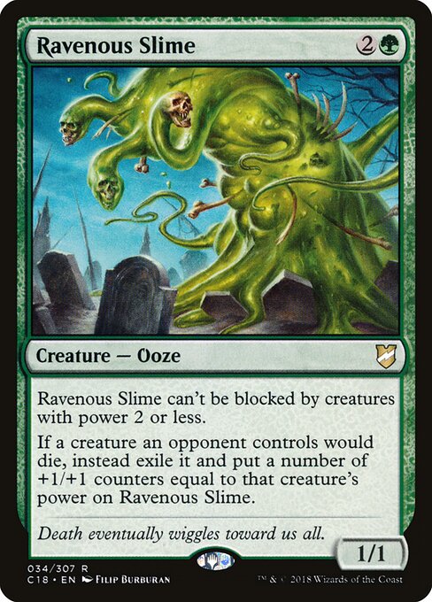 Ravenous Slime C18-34 Rare Light Played Englisch