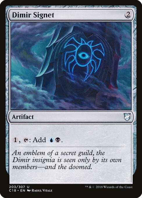 Dimir Signet C18-203 Uncommon Excellent Englisch