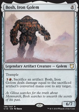 Bosh der Eisengolem C18-198 Rare Excellent Englisch