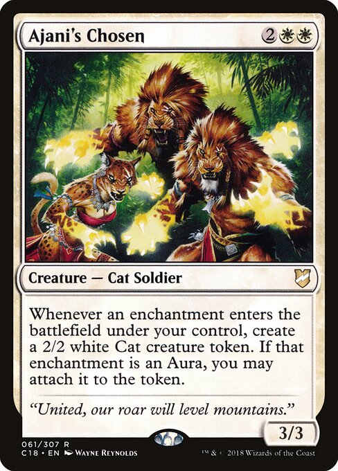 Ajani's Chosen C18-61 Rare Good Englisch