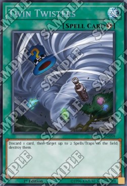 Zwillings-Twister SHVA-059 Secret Rare Excellent Deutsch 1. Auflage