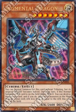 Segmental Dragon SDPL-008 Ultra Rare Played Englisch 1. Auflage