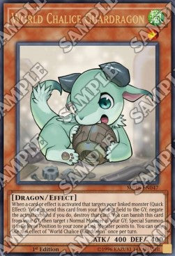 Weltkelch-Wachdrache MP18-047 Ultra Rare Near Mint Deutsch 1. Auflage