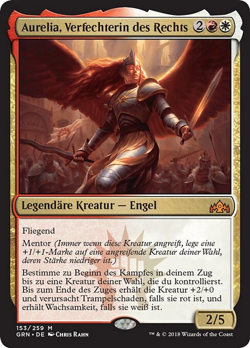 Aurelia, Verfechterin des Rechts GRN-153 Mythic Near Mint Deutsch