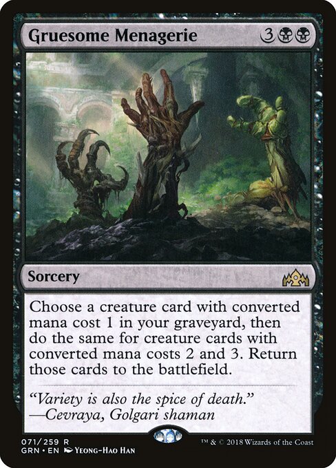 Gruesome Menagerie GRN-71 Rare Good Englisch