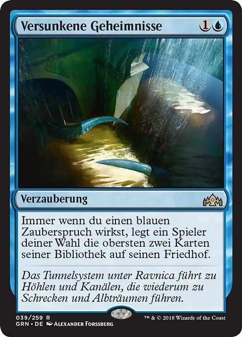 Versunkene Geheimnisse GRN-39 Rare Excellent Deutsch