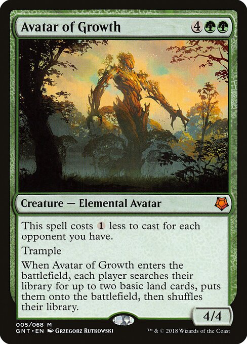 Avatar of Growth GNT-5 Mythic Excellent Englisch