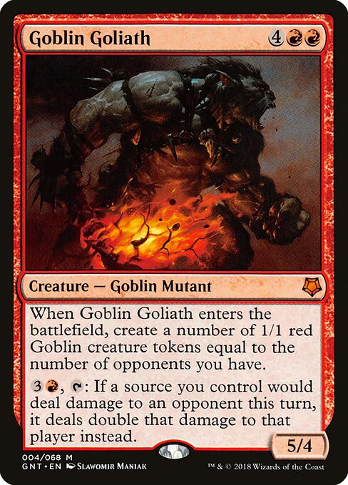 Goblin Goliath GNT-4 Mythic Excellent Englisch