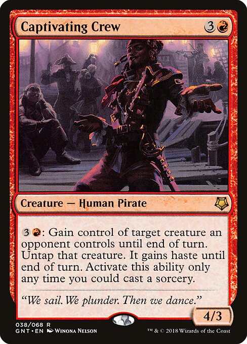 Captivating Crew GNT-38 Rare Good Englisch