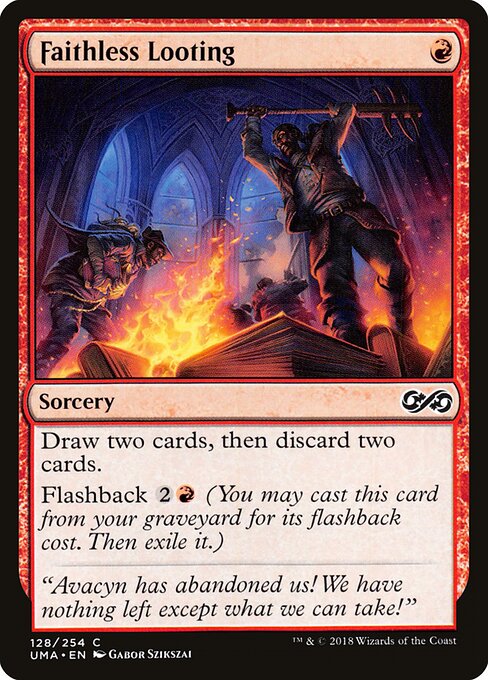Faithless Looting UMA-128 Common Excellent Englisch