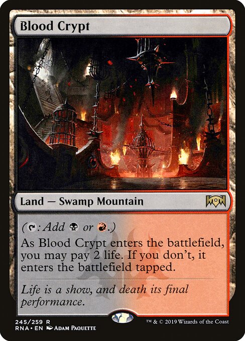 Blood Crypt RNA-245 Rare Excellent Englisch