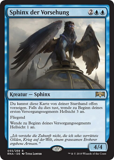 Sphinx der Vorsehung RNA-55 Rare Excellent Deutsch