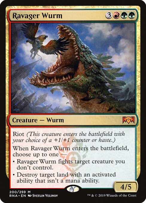 Ravager Wurm RNA-200 Mythic Excellent Englisch