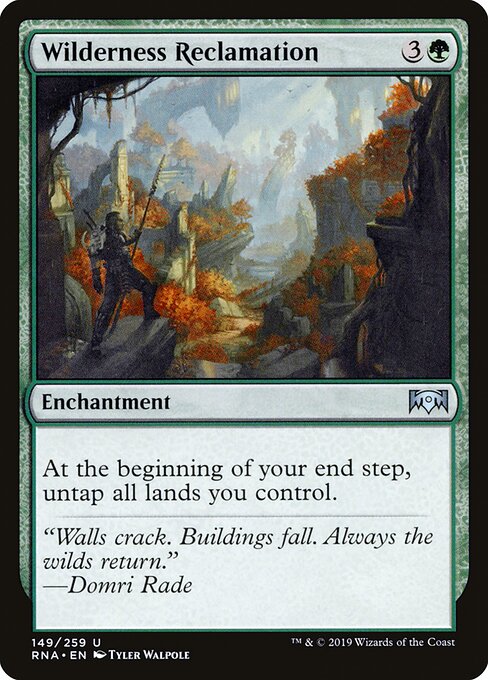 Wilderness Reclamation RNA-149 Uncommon Good Englisch