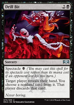 Bohreinsatz RNA-73 Uncommon Excellent Englisch Foil