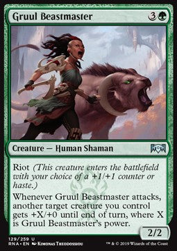 Gruul-Bändigerin RNA-129 Uncommon Excellent Englisch Foil