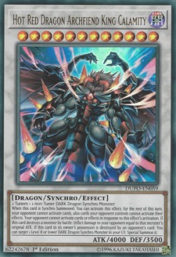 Glühender Rotdrachen-Erzunterweltler König Elend DUPO-059 Ultra Rare Excellent Deutsch 1. Auflage