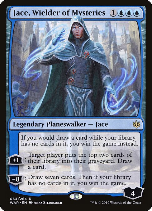 Jace, Beherrscher der Mysterien WAR-54 Rare Good Englisch