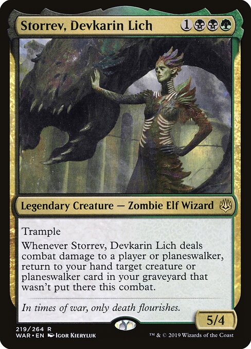 Storrev, Devkarin Lich WAR-219 Rare Good Englisch