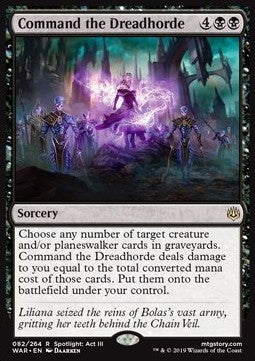 Befehligen der Schreckenshorde WAR-82 Rare Excellent Japanisch