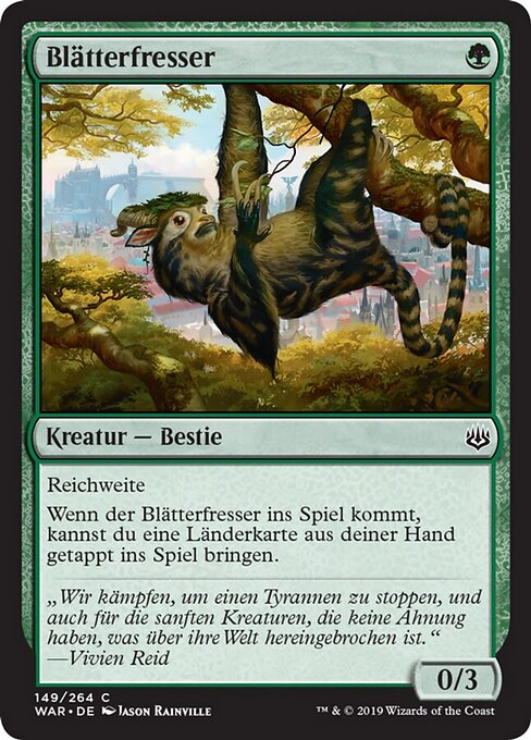 Blätterfresser WAR-149 Common Excellent Deutsch