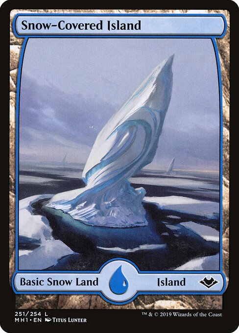 Verschneite Insel MH1-251 Land Near Mint Englisch