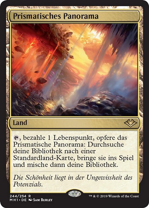 Prismatisches Panorama MH1-244 Rare Excellent Deutsch