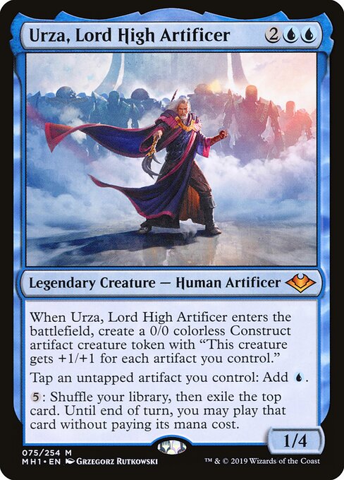 Urza, Lord High Artificer MH1-75 Mythic Near Mint Englisch