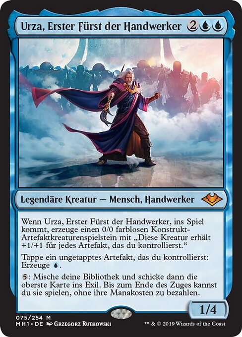 Urza, Erster Fürst der Handwerker MH1-75 Mythic Excellent Deutsch