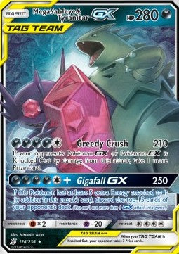 Mega Zobiris & Despotar GX UNM-126 Ultra Rare Played Deutsch