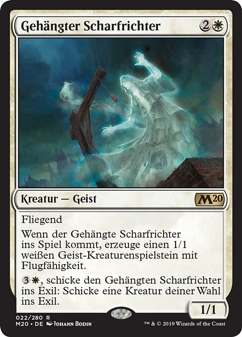 Gehängter Scharfrichter M20-22 Rare Near Mint Deutsch
