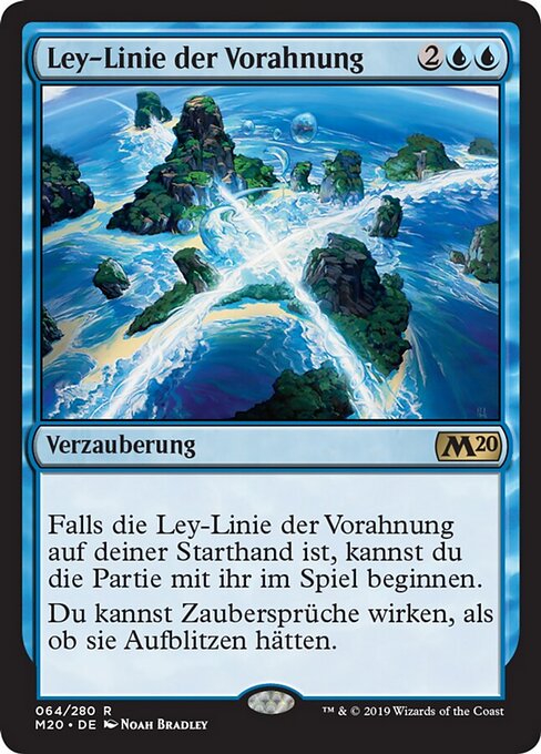 Ley-Linie der Vorahnung M20-64 Rare Near Mint Deutsch