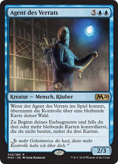 Agent des Verrats M20-43 Rare Excellent Deutsch