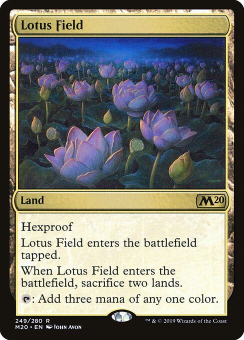 Lotus Field M20-249 Rare Good Englisch