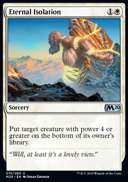 Ewige Isolation M20-15 Uncommon Excellent Deutsch Foil